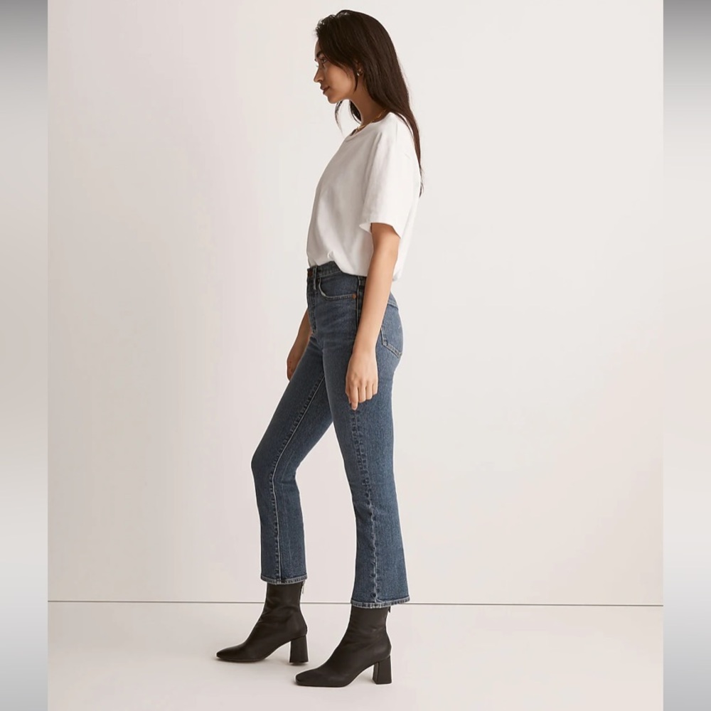 MADEWELL Cali Demi-Boot Jeans Danny Wash Women’s 28 Tall Magic Pockets